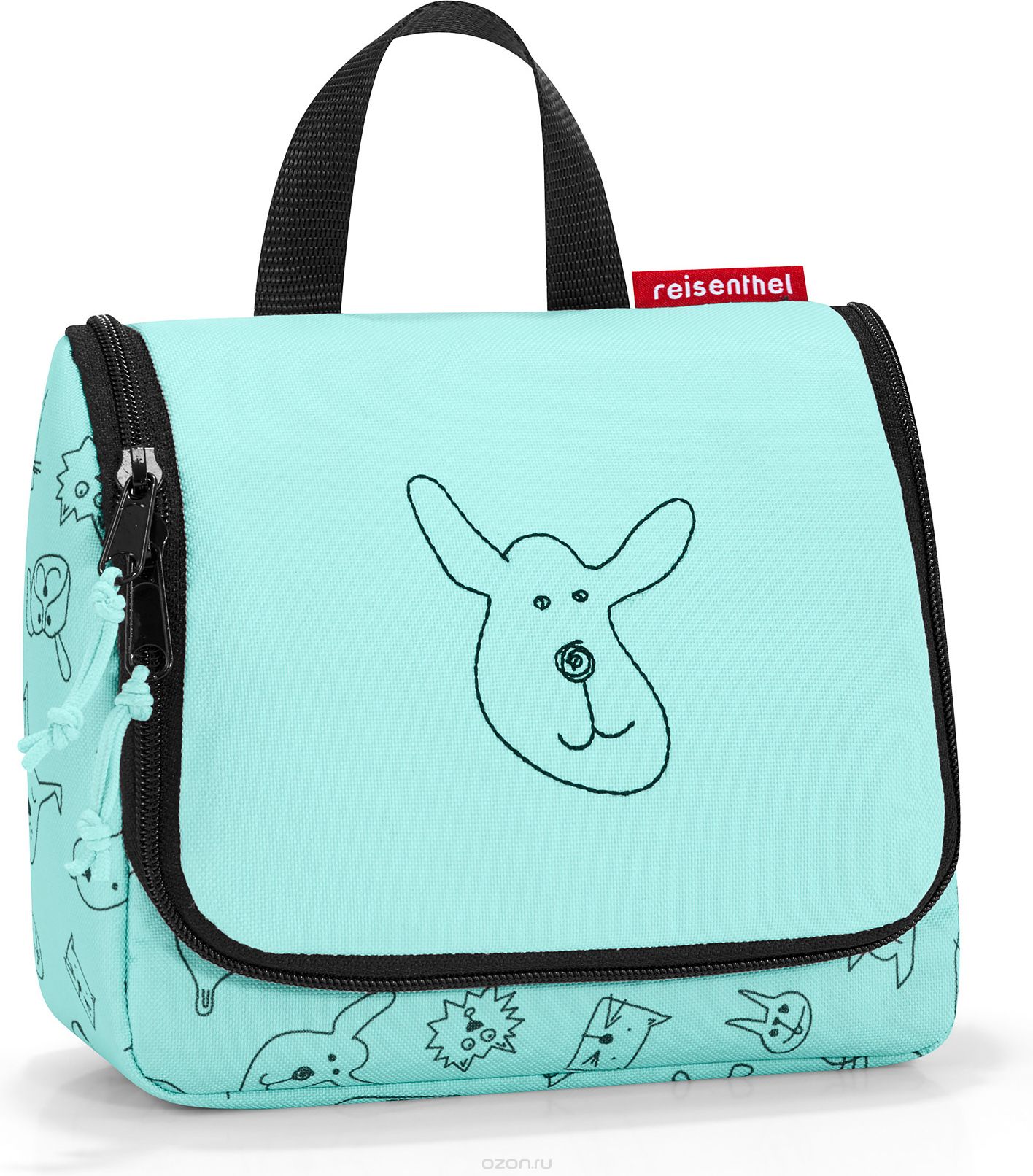 Reisenthel   Toiletbag S Cats And Dogs Mint