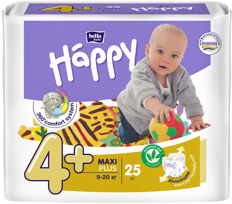  Bella baby Happy,  Maxi Plus 4+ (9-20 ), 25 
