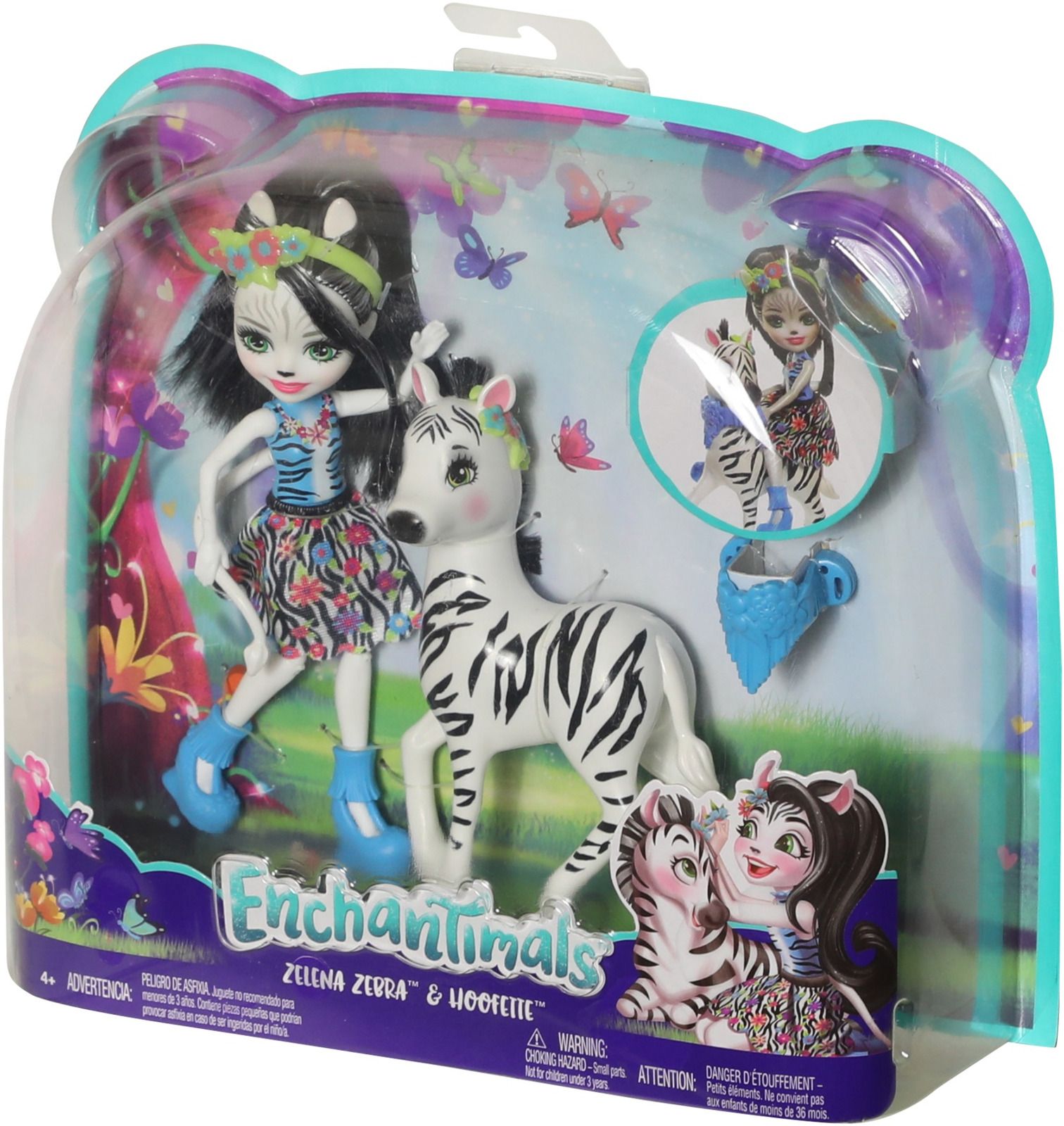 Enchantimals     Zelena Zebra & Hoofette